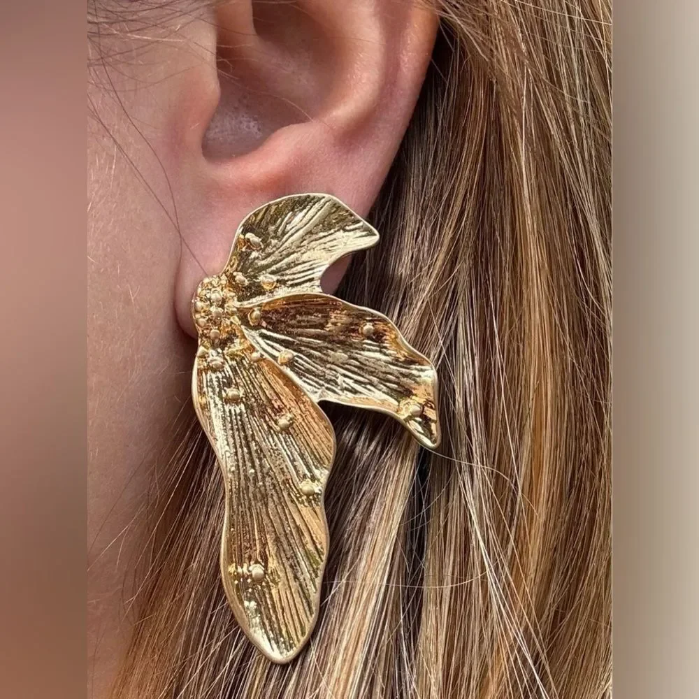 Flower earrings #198